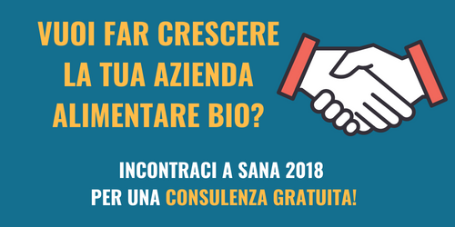Vuoi far crescere la tua azienda alimentare bio? Incontraci a SANA 2018