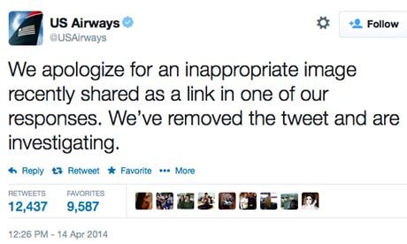 socia media fail US Airways
