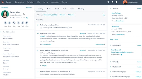 CRM Record HubSpot