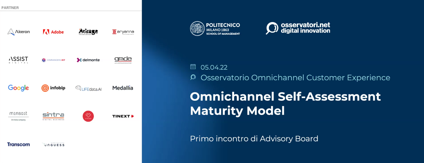 Delmonte al primo incontro Advisory Board dell’Osservatorio Omnichannel Customer Experience